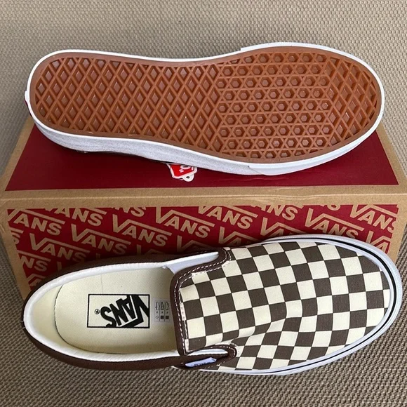 Vans Classic Slip-On Checkerboard Randrm / True White WMNS - Picture 5 of 16